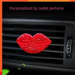 New Rhinestone Inlay Brace Portable Air Outlet Aromatherapy Clip Creative Solid Decoration Car Interior Eliminate Odor