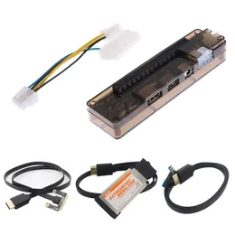 Estações PCIE RISER EXP GDC LAPTOP EXTERIAL PARTE COM MINI PCIE NGFF M.2 A/E KEY EXPRESTCARD CAVE NOBREOBLHO Adaptador de gráficos Dock