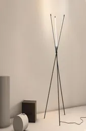 Floor Lamps Minimalist Tripod Lamp Black Led Line Standing Lights Home Decor Lighting Tall Living Room Bedroom Beside Light6360392