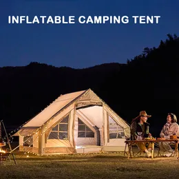 Namioty i schroniska Duży namiot kempingowy Wodoodporny nadmuchiwany namiot namioty 10 osobowość do rodzinnej wędrówki z plecakiem Travel Beach Sprzęt 230526