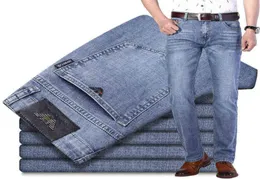 Spring 2022 and Summer Brand Men039s Jeans Busin Casual Pants Elastic Straight Tube Thin Style3408524