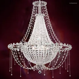 Żyrandole europejskie luksusowe egipskie lampy kryształowe wyposażenie włoskiego designu żyrandol Villa jadalnia dom