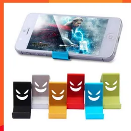 Yeni 1pc Smile Metal Cep Araba Telefon Tutucu Universal Telefon Stander Rastgele Renk Braket Tutucu Cep Telefonu Otomatik Araba Aksesuarları