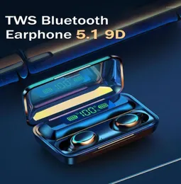 Ecouteur Bluetooth SANS Fil TWS 51 Aortelefoons Laadkast Draadloze hoofdtelefoon 9D Stereo Sportsets met Microphon16233510