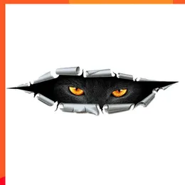Lot De 4 Autocollants 3D Yeux Monstre Pour Voiture - Décorations Amusantes, Imperméables, Faciles à Coller