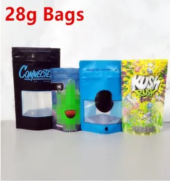 1OZ METRO BLOOMIN Mylar Bags 420 Packaging Connected Kush Rush package Stand Up Pouch Dry Herb Flowers 28G packaging bag7483047