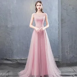 Pink Celebrity Prom Dress Evening Dress Mermaid Sexy Red Silver Long Beaded Crystal Dubai Arabic Prom Dresses Party Bridesmaid Dress Cocktail Dress Gown