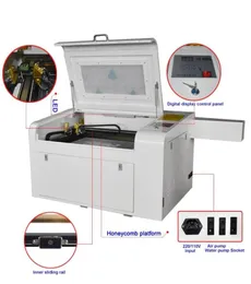 plywood MDF ZD460 60w co2 laser engraving and cutting machine laser engraver2321567