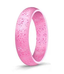 Outdoors colorful Silicone Ring Unisex Flexible Hypoallergenic Rubber Silicone ORings Wedding Sports Band Rings 8114267