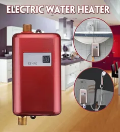 Electric Water Heater Instant Tankless Water Heaters 110V220V 38KW Temperature display Heating Shower Universal 3800W Home Gar9357271
