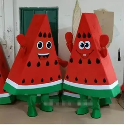 2023 Halloween lovely Watermelon Mascot Costume Cartoon fruit Anime theme character Christmas Carnival Party Fancy Costumes Adults Size Birthday Outdoor Outfit