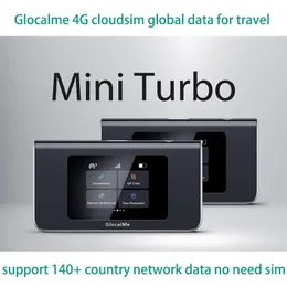Modemy Glocalme Mini Turbo 4G Mobile Cloudsim MIFI High WiFi Speed ​​150 Mbps LTE Dongle Qualcomm Modem Suppot 140+ County Mifi