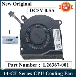 Pads LSC New Original For HP Pavilion 14CE Series Laptop CPU Cooling Fan L26367001 NS85B0017K16 TPN Q207 DC5V 0.5A Fast Ship