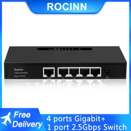 Router Hot Poe Switch 2.5G Gigabit 4Port 1000m Fast Ethernet Network 250Meters Trasmissione per la videocamera IP Wireless Wifi Router