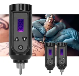 Handy Wireless Tattoo Power Supply LCD Display Large Capacity Tattoo Machine Battery RCA DC Interface 8Hours Lasting Work2656503