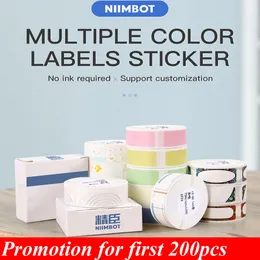 Printers Niimbot Adhesive Thermal Label for D11 Printer Printing Label Waterproof AntiOil Label ScratchResistant Label Sticker Paper