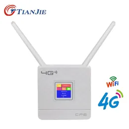 Routers 4G LTE CPE Wifi Router Broadband Unlock Modem 300Mbps 3G Mobile Wireless Hotspot WAN/LAN Port Antenna Gateway with Sim Card Slot