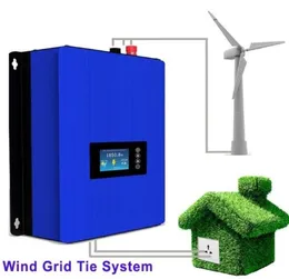 MPPT 1000W Wind Power Grid Tie Inverter with Dump Load Controller Resistor for 3 Phase 110V 230V Wind Turbine Generator5811049