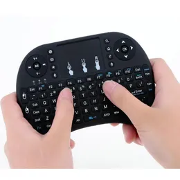Combos Mini teclado sem fio Air Mouse Inglês Árabe Russo Versão Hebraica Espanhol Thai Disponível para PC Laptop Raspberry Pi