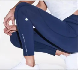 Designer-Damen-Yoga-Outfit lululemens LU Seamless Cycling Pockets Yoga Leggings Modemarke Taille Stretchy Shaping Damen-Yogahose