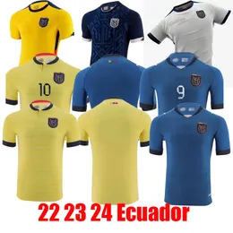 2023 2024 قمصان كرة قدم الإكوادور MENA 23 24 Home Away Third ESTUPINAN MARTINEZ HINCAPIE D. Palacios M. CAICEDO قميص كرة القدم مجموعة الرجال والأطفال