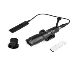 Airsoft Tactical SF M300 Mini Scout Light 250lumen tactical flashlight with remote switch tail mount for 20MM Weaver Rail3264625