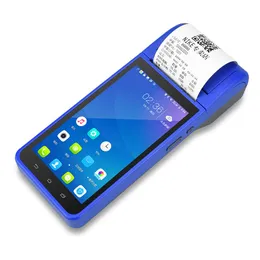 Skrivare POS6000 Android 8.1 Mobil POS Terminal Shop Thermal kvitto Skrivare Betalningssystem Handhållet POS MASKE PDA -skrivare