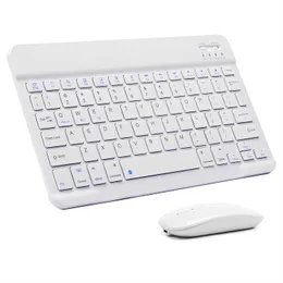 Combos Bluetooth Keyboard and Mouse Combo Rechargeable Portable Wireless Keyboard Mouse Set for Apple iPad iPhone Android ios xiaomi