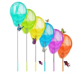 Kids Telescopic Pole Butterfly Catcher Nets Fishing Net Catch Insect Bug Small Fish Net Outdoor Tools Chidren Playing Extend Edcat3163821
