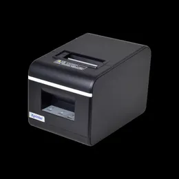 Printers NEW POS Thermal printer With automatic cutter USB /LAN Commercial For Resaurant Supermarket Store 58mm Thermal Receipt Pirnter