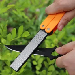 Doppelseitiger gefalteter Taschenschärfer ztp Messerschärfstein Küchenwerkzeug Messerschärfer für den Außenbereich Schärfstein