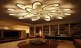modern led ceiling chandelier lights for living room bedroom Dining Study Room WhiteBlack AC85265V Chandeliers Fixtures7080781