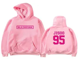 MOLETOM K POP KPOP KPOP Blackpink Album Pink Hoodie para Women Harajuku Sweatshirts Winter Fashion Hip Hop Jacket
