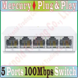 Switches Mini Desktop Ethernet Network Switch Mercury S105C 5 Ports 100 Mbps Switch Network Switch Play Play Byt Tenda S105