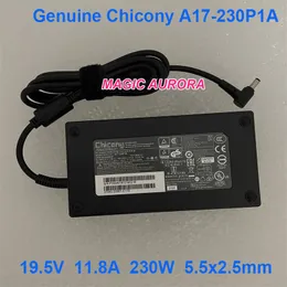 Adapter Original för Chicony 19.5V 11.8A A12230P1A A17230P1A A230A012L 230W AC Adapter Charger för MSI P65 Creator GS75 Stealth Laptopoptop