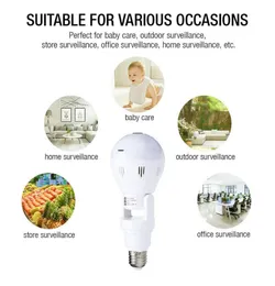 Other Electronics wyn 360° Panoramic Hidden Wifi IP Camera Light Bulb Home Security Lamp Cam2301300