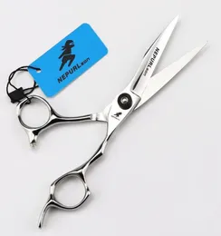NEPURALSON Fmf02 elbow 60 inch hair cutting scissors 9CR stainless steel black 62HRC Willow leaves shears5782216