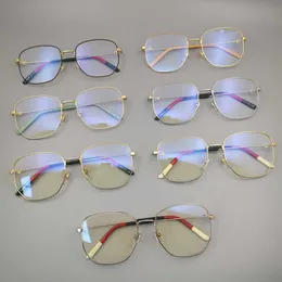 Sunglasses Collectable G Ni Ni's same myopia glasses frame men's and women's multilateral square flat lens gg0396o