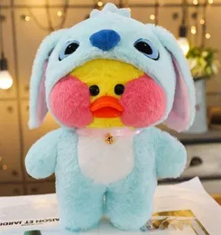 Cute LaLafanfan Cafe Duck Turn to Unicorn Totoro Panda Plush Toys Stuffed Soft Animal Dolls for Kids Girls Birthday Gifts 2202093264350