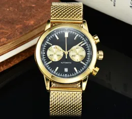 2023 novo relógio de lazer masculino Diamante relógios de aço dourado aço inoxidável quartzo strap strap masculino masculino ha5