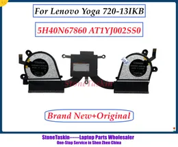 Pedler Stonetaskin Lenovo Yoga için Yeni Orijinal 72013Ikb 13.3 "Dizüstü Bilgisayar Soğutma Fanı Ispinsin 5H40N67860 AT1YJ002SS0 EG50040S1C990S9A