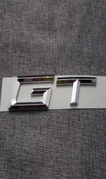 Chrome GT Letters Number Trunk Rear Emblem Badge Sticker for BMW 3 5 Series GT9832580