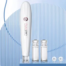 Massaggiatore per il viso Indolore Nano Crystal Elettrico Derma Pen Acqua Mesoterapia Iniettore Microneedle Idratazione profonda Strumento per la cura della pelle Uso domestico 230526