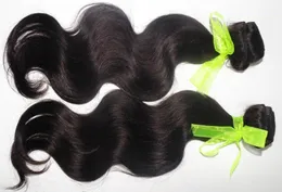 lovely weave body wave indian temple human hair 3pcs lot natural dark color9763214