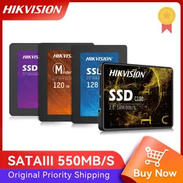 Drives Hikvision SSD 2.5 SATA C100 E100 Minder 120GB128GB240GB480GB1TB O estado sólido interno aciona o disco para laptops desktops