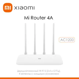 Routery Oryginalne Xiaomi Mi Wireless Wi -Fi Router 4A Dual Band 2.4Ghz 5.0 GHz Repeater WDS Android iOS Telefon Kontrola sieci Extender