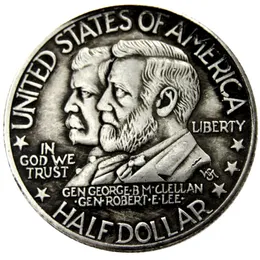 US-Antietam-Gedenkmünzen aus dem Jahr 1937, versilbert, Halbdollar-Kopie