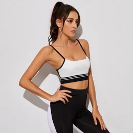 Vêtements de sport soutiens-gorge de sport rembourrés pour femmes débardeur soutien-gorge sans couture filles Yoga Pilates Fitness entraînement