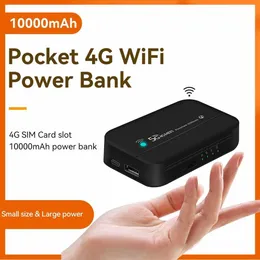 Routerów 4G LTE ROUTER PRZETWARNE MODM MIFI 150 MBPS 10000 MAH PowerBank Car Mobile Router bezprzewodowy z kartą karty SIM Pocket Wifi Hotspot