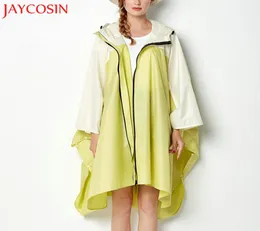 KLV Females Ladies Women039s Splice Rain Jacket Outdoor Hoodie Waterproof Windproof Coat Outwear Dropship Dec11532002